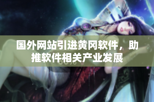 國外網(wǎng)站引進(jìn)黃岡軟件，助推軟件相關(guān)產(chǎn)業(yè)發(fā)展