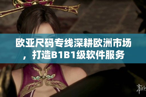 歐亞尺碼專線深耕歐洲市場，打造B1B1級軟件服務(wù)