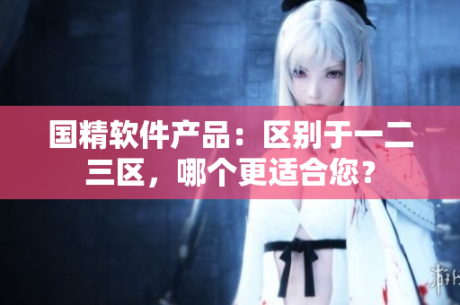 國精軟件產品：區(qū)別于一二三區(qū)，哪個更適合您？