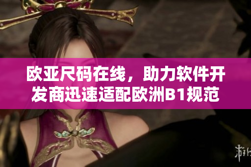 歐亞尺碼在線，助力軟件開發(fā)商迅速適配歐洲B1規(guī)范