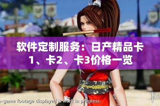 軟件定制服務(wù)：日產(chǎn)精品卡1、卡2、卡3價(jià)格一覽