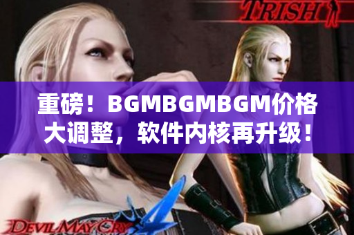 重磅！BGMBGMBGM價格大調(diào)整，軟件內(nèi)核再升級！