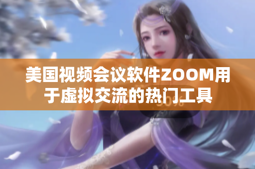 美國(guó)視頻會(huì)議軟件ZOOM用于虛擬交流的熱門工具
