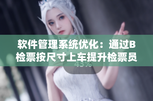 軟件管理系統(tǒng)優(yōu)化：通過(guò)B檢票按尺寸上車(chē)提升檢票員效率