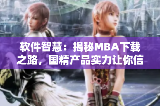 軟件智慧：揭秘MBA下載之路，國(guó)精產(chǎn)品實(shí)力讓你信服