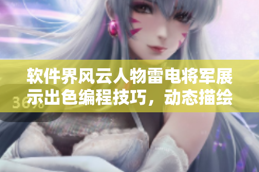 軟件界風(fēng)云人物雷電將軍展示出色編程技巧，動(dòng)態(tài)描繪圖像風(fēng)采。