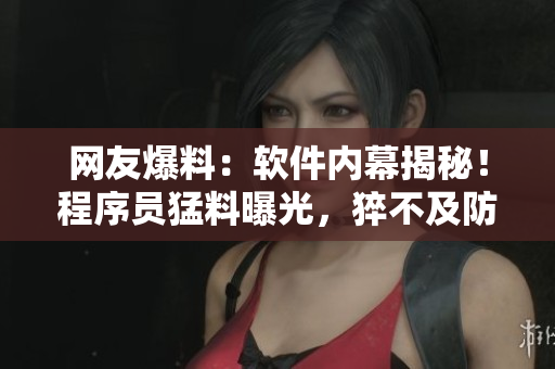 網(wǎng)友爆料：軟件內(nèi)幕揭秘！程序員猛料曝光，猝不及防！