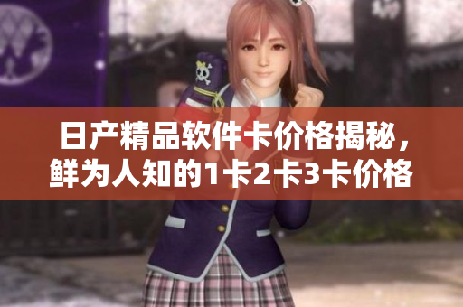 日產(chǎn)精品軟件卡價(jià)格揭秘，鮮為人知的1卡2卡3卡價(jià)格詳解