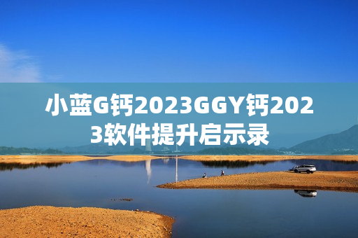 小藍G鈣2023GGY鈣2023軟件提升啟示錄