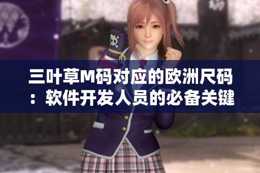 三葉草M碼對(duì)應(yīng)的歐洲尺碼：軟件開(kāi)發(fā)人員的必備關(guān)鍵知識(shí)