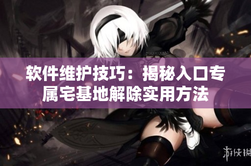 軟件維護技巧：揭秘入口專屬宅基地解除實用方法