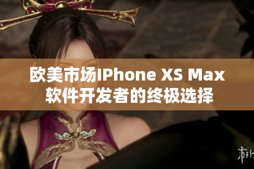 歐美市場IPhone XS Max 軟件開發(fā)者的終極選擇