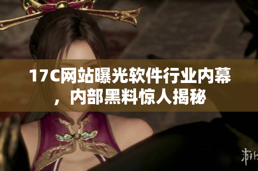 17C網(wǎng)站曝光軟件行業(yè)內(nèi)幕，內(nèi)部黑料驚人揭秘