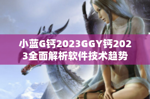 小藍G鈣2023GGY鈣2023全面解析軟件技術趨勢