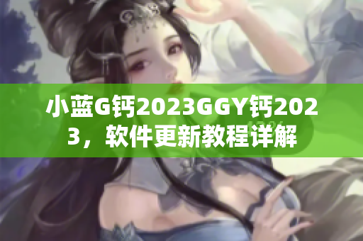小藍(lán)G鈣2023GGY鈣2023，軟件更新教程詳解