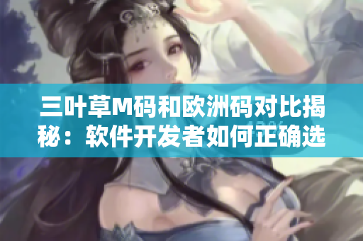 三葉草M碼和歐洲碼對(duì)比揭秘：軟件開(kāi)發(fā)者如何正確選擇尺碼？