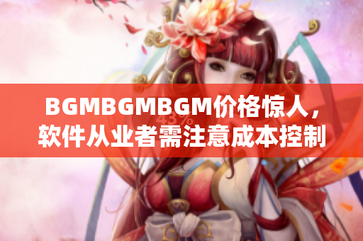 BGMBGMBGM價(jià)格驚人，軟件從業(yè)者需注意成本控制!