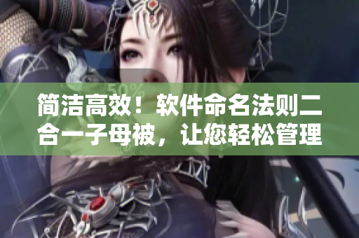 簡潔高效！軟件命名法則二合一子母被，讓您輕松管理項目命名