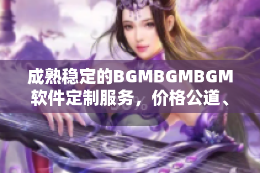 成熟穩(wěn)定的BGMBGMBGM軟件定制服務(wù)，價格公道、質(zhì)量保障