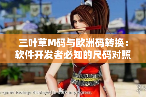 三葉草M碼與歐洲碼轉(zhuǎn)換：軟件開(kāi)發(fā)者必知的尺碼對(duì)照法