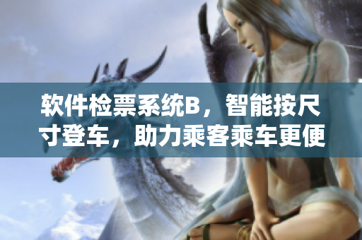 軟件檢票系統(tǒng)B，智能按尺寸登車(chē)，助力乘客乘車(chē)更便捷