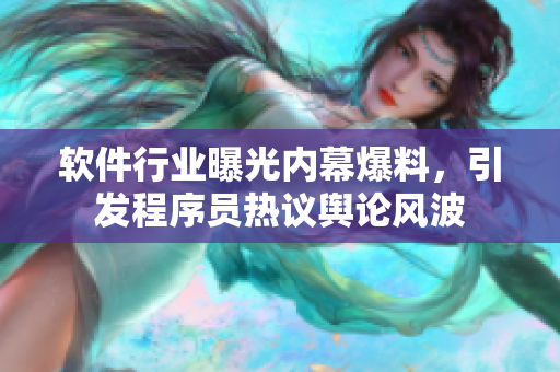 軟件行業(yè)曝光內(nèi)幕爆料，引發(fā)程序員熱議輿論風(fēng)波