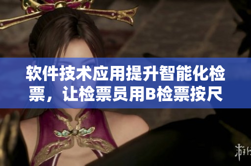 軟件技術(shù)應(yīng)用提升智能化檢票，讓檢票員用B檢票按尺寸上車