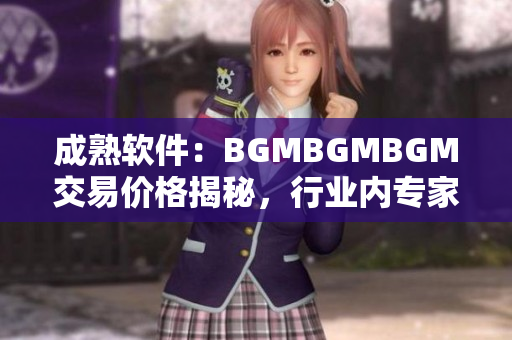 成熟軟件：BGMBGMBGM交易價(jià)格揭秘，行業(yè)內(nèi)專家解讀利潤模式