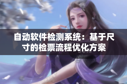 自動軟件檢測系統(tǒng)：基于尺寸的檢票流程優(yōu)化方案