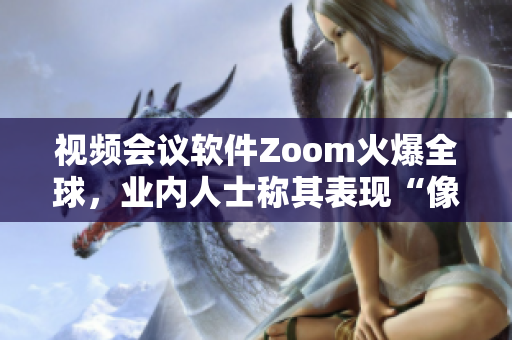 視頻會議軟件Zoom火爆全球，業(yè)內(nèi)人士稱其表現(xiàn)“像動物Zoom”