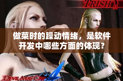做菜時的躁動情緒，是軟件開發(fā)中哪些方面的體現(xiàn)？
