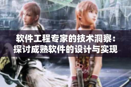 軟件工程專(zhuān)家的技術(shù)洞察：探討成熟軟件的設(shè)計(jì)與實(shí)現(xiàn)方式