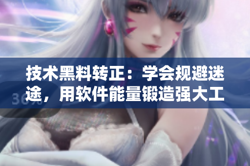 技術(shù)黑料轉(zhuǎn)正：學(xué)會規(guī)避迷途，用軟件能量鍛造強(qiáng)大工程師之路【軟文】