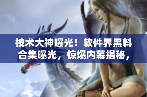 技術(shù)大神曝光！軟件界黑料合集曝光，驚爆內(nèi)幕揭秘，專家解讀真相