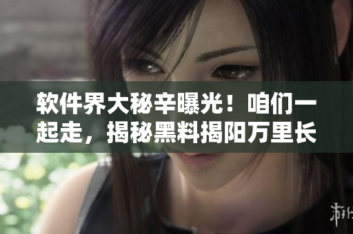 軟件界大秘辛曝光！咱們一起走，揭秘黑料揭陽萬里長城