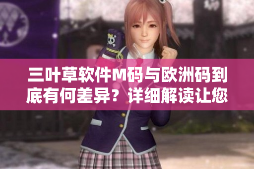 三葉草軟件M碼與歐洲碼到底有何差異？詳細(xì)解讀讓您輕松選購
