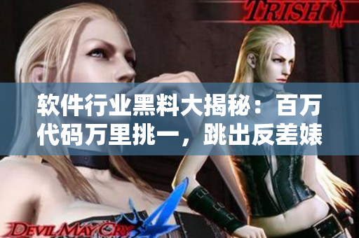 軟件行業(yè)黑料大揭秘：百萬代碼萬里挑一，跳出反差婊合集，揭示婊代碼黑幕