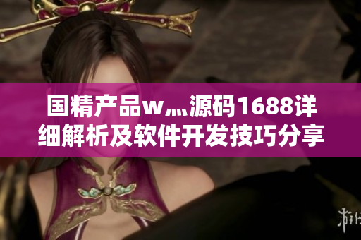 國精產(chǎn)品w灬源碼1688詳細(xì)解析及軟件開發(fā)技巧分享