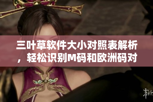 三葉草軟件大小對照表解析，輕松識別M碼和歐洲碼對應(yīng)關(guān)系