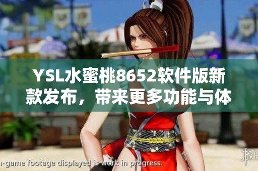 YSL水蜜桃8652軟件版新款發(fā)布，帶來更多功能與體驗