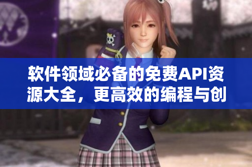 軟件領(lǐng)域必備的免費(fèi)API資源大全，更高效的編程與創(chuàng)新！