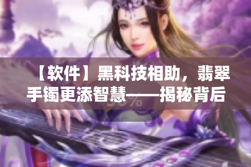 【軟件】黑科技相助，翡翠手鐲更添智慧——揭秘背后的智能化軟件系統(tǒng)