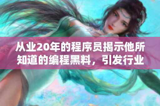 從業(yè)20年的程序員揭示他所知道的編程黑料，引發(fā)行業(yè)內(nèi)討論