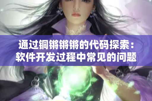 通過(guò)銅鏘鏘鏘的代碼探索：軟件開發(fā)過(guò)程中常見的問(wèn)題及其解決方案