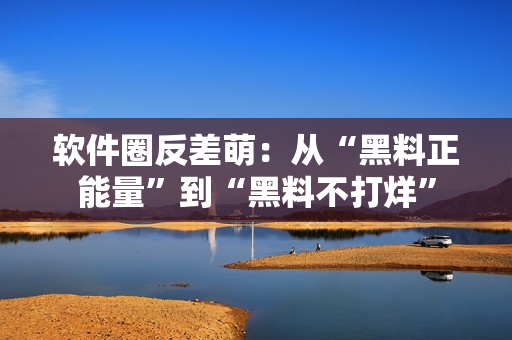 軟件圈反差萌：從“黑料正能量”到“黑料不打烊”