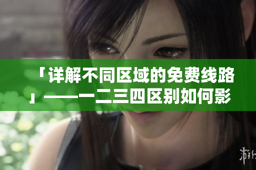 「詳解不同區(qū)域的免費線路」——一二三四區(qū)別如何影響軟件使用？