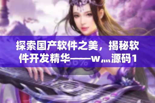 探索國(guó)產(chǎn)軟件之美，揭秘軟件開(kāi)發(fā)精華——w灬源碼1688詳解