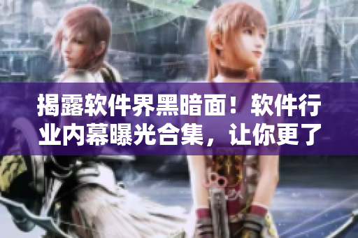 揭露軟件界黑暗面！軟件行業(yè)內(nèi)幕曝光合集，讓你更了解軟件研發(fā)真相！