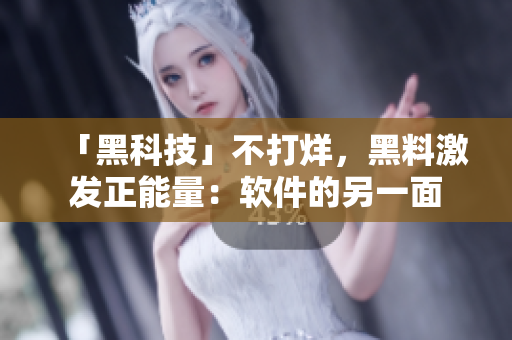 「黑科技」不打烊，黑料激發(fā)正能量：軟件的另一面