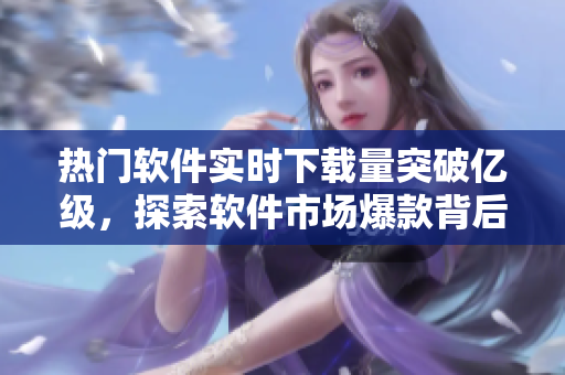 熱門軟件實(shí)時(shí)下載量突破億級(jí)，探索軟件市場爆款背后的秘密